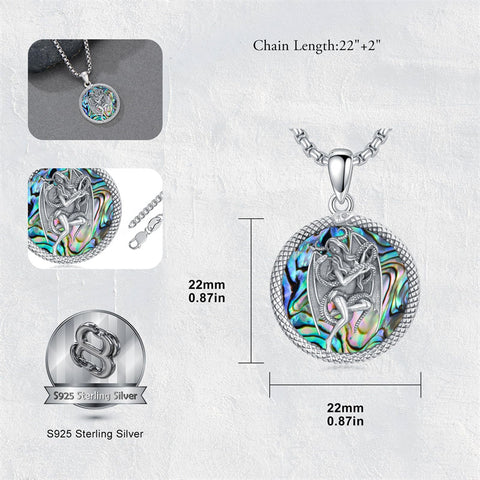 Sterling Silver Triple Moon Goddess Tetragrammaton Lilith Hecate  Pagan Wiccan Amulet Pendant Necklace