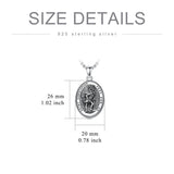 Sterling Silver Saint Joseph St Michael Saint Peter Saint Christopher Religious Pendant Necklace