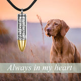 925 Sterling Silver Necklace for Men Memento Mori Necklace Urn Necklace for Ashes Cremation Jewelry Gift for Men