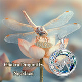 Sterling Silver Crystal Triple Moon Goddess Hamsa Hand Lotus Tree of Life Flower of Life Chakra Pendant Necklace