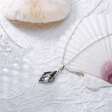 Sterling Silver Egyptian Cat Pendant Necklace
