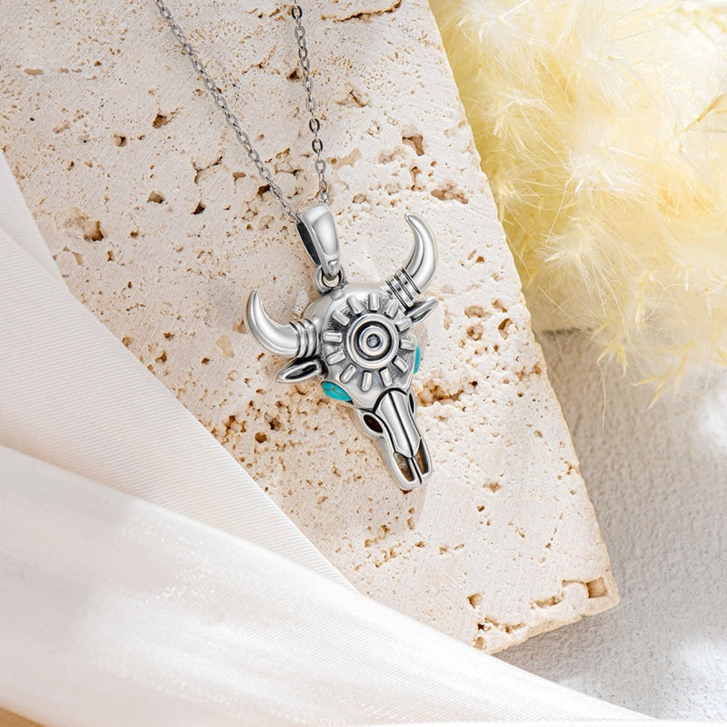 14K Gold Plated Turquoise Cross Pendant Necklace