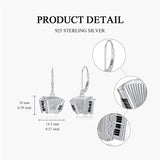 Sterling Silver Microphone  Saxophone Accordion  Clarinet Guitar Harp Leverback Earrings Gifts for Music Lovers