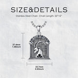 Sterling Silver Constellation Celestial Pendant Necklace