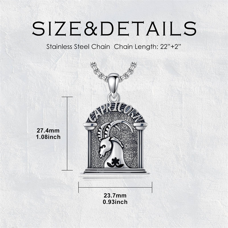 Sterling Silver Constellation Celestial Pendant Necklace