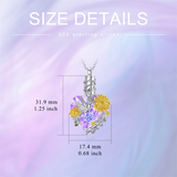 Urn Necklace for Ashes 925 Sterling Silver Hummingbird/Butterfly Cremation Jewelry Memorial Keepsake Pendant for Women