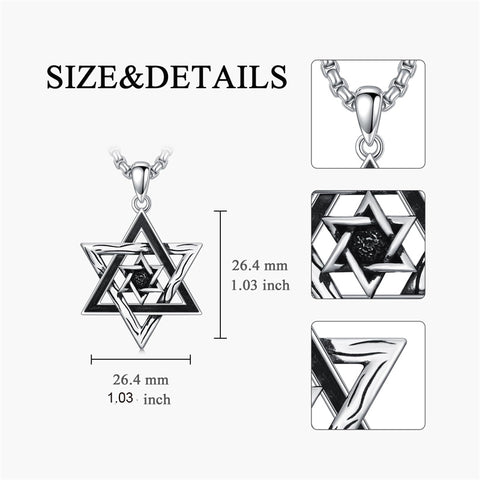 Sterling Silver Crown Jesus Fish Celtic Knot Chai  Lion Star of David Pendant Necklace