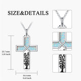 Sterling Silver Abalone Shell Opal Butterfly Dragonfly Tree of Life Pet Paw Cross Urn Necklaces for Ashes