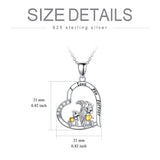 Sterling Silver Fox Pendant Necklace