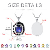 Sterling Silver Personalized Class Pendant Necklace Graduation Gift