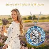 Sterling Silver Goddess Athena High Priestess Pendant Necklace