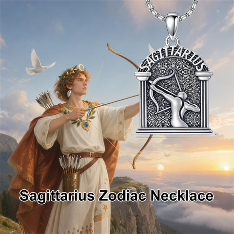 Sterling Silver Constellation Celestial Pendant Necklace