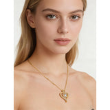 Sterling Silver Round Birthstone Necklace for Women