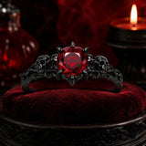 Sterling Silver 10K 14K 18K Gold Personalized Gothic Skull Ring Exquisite Spooky Jewelry for Halloween Lovers
