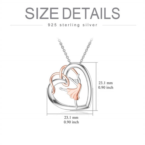 Sterling Silver  Cello Violin Necklace Music Gifts for Women Girl Daughter