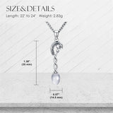 Sterling Silver Horse Turtle Dragon Masks Spoon Pendant Necklace