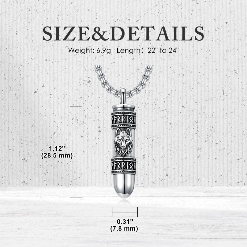 Sterling Silver Bullet Butterfly Rose Dragon Eagle Jesus Urn Necklace for Ashes