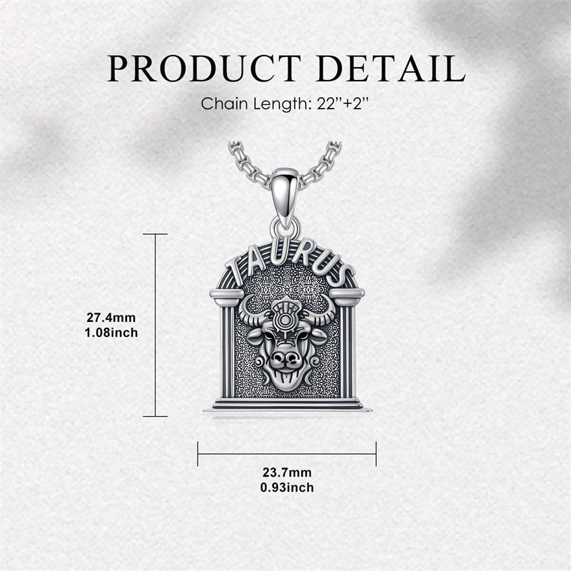 Sterling Silver Constellation Celestial Pendant Necklace