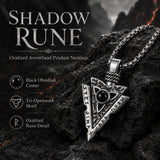 Malachite Turquoise Arrow Pendant Necklace for Men