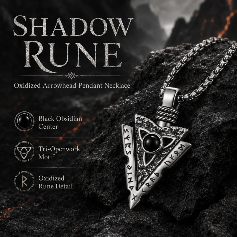 Malachite Turquoise Arrow Pendant Necklace for Men