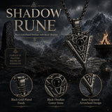 Malachite Turquoise Arrow Pendant Necklace for Men