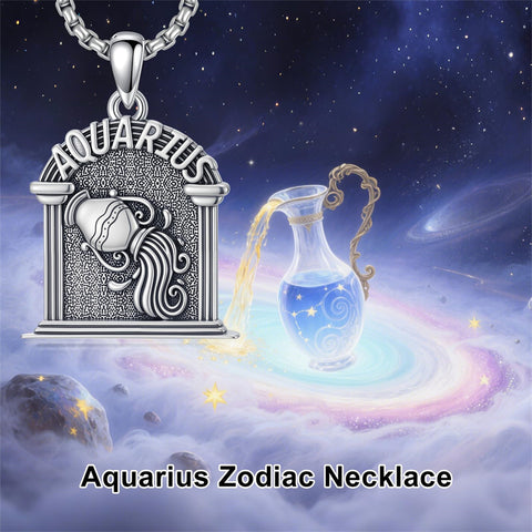 Sterling Silver Constellation Celestial Pendant Necklace