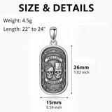 Sterling Silver Memento Mori Tree of Life Anubis Pendant Viking Amulet   Protection Pendant Necklace Halloween Gift