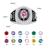 Sterling Silver Custom Engraved High School College Class Ring