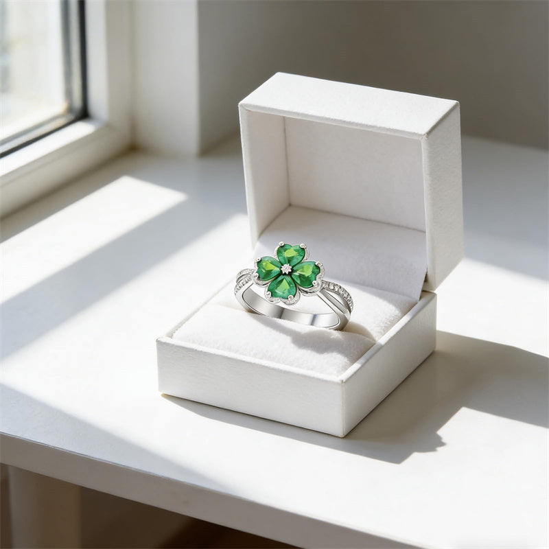 Sterling Silver 2-5 Birthstones Family Ring Gifts for Mother's Day