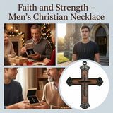14K Gold Plated Wooden Pendant Necklace Beliefs jewelry