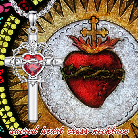 Sterling Silver Wooden Cross Pendant Necklace