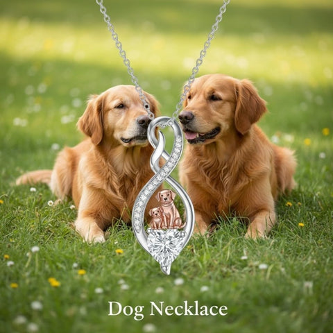 Sterling Silver 12 Month Birthstone Infinity Heart Animal Pendant Necklace Christmas Birthday Jewelry Gift