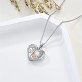 Sterling Silver Personalized Photo Mother Daughter Sister Pendant Necklace