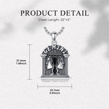 Sterling Silver Constellation Celestial Pendant Necklace