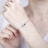 Personalized Photo Projection Bracelet Custom Round Charm Bracelets with Picture Inside I Love You Bracelet 100 Languages