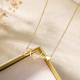 14K Gold Plated Custom Name  Pendant Necklace Gifts for Women