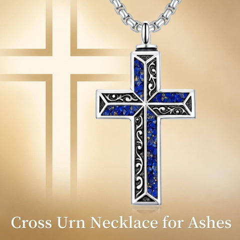 Sterling Silver Cross Hummingbird Cardinal  Rose Sunflower Urn  Necklace for Ashes Cremation Jewelry