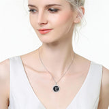 St Michael Necklace for Men Sterling Silver Amulet Pendant with 22+2 Inch Stainless Steel Chain Jewelry for Men & Women