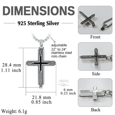 Sterling Silver Obsidian Lapis Lazuli Tigers Eye Turquoise Celtic Knot & Cross Urn Necklaces for Ashes