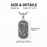 Sterling Silver Memento Mori Tree of Life Anubis Pendant Viking Amulet   Protection Pendant Necklace Egyptian Jewelry Christmas Birthday Gifts