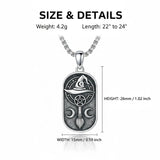 Sterling Silver Memento Mori Tree of Life Anubis Pendant Viking Amulet   Protection Pendant Necklace Egyptian Jewelry Christmas Birthday Gifts