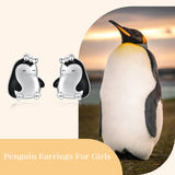 Penguin Animal Stud Earrings Jewelry Gifts for Women Teens Girls