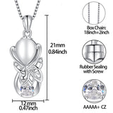 Infinity-Butterfly Cremation Jewelry for Women - Ashes Keepsake Pendant Memorial Jewelry Gifts for A Loss of Loved Ones