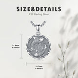 Sterling Silver Constellation Celestial Pendant Necklace Astrology Jewelry Birthday Gifts Christmas