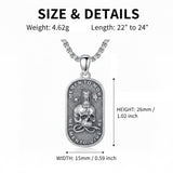 Sterling Silver Memento Mori Tree of Life Anubis Pendant Viking Amulet   Protection Pendant Necklace Halloween Gift