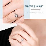 Sterling Silver Cubic Zirconia Endless Love Matching Set Couple Rings