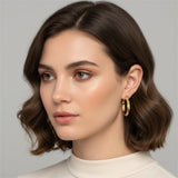 14K Gold Plated Trendy Elegant  Earring for Women