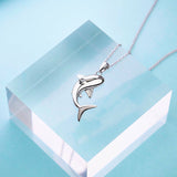 14K Gold 18K Gold Shark Pendant Necklace