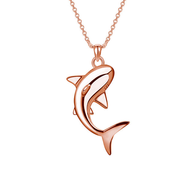 Solid 14K Gold 18K Gold Shark Necklace for Women Necklace Christmas Gifts Birthday Gifts for Her