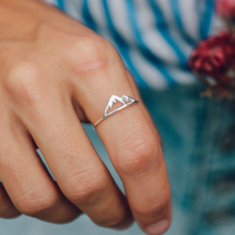 Sterling Silver Sierra Ring Mountain Ring for Women